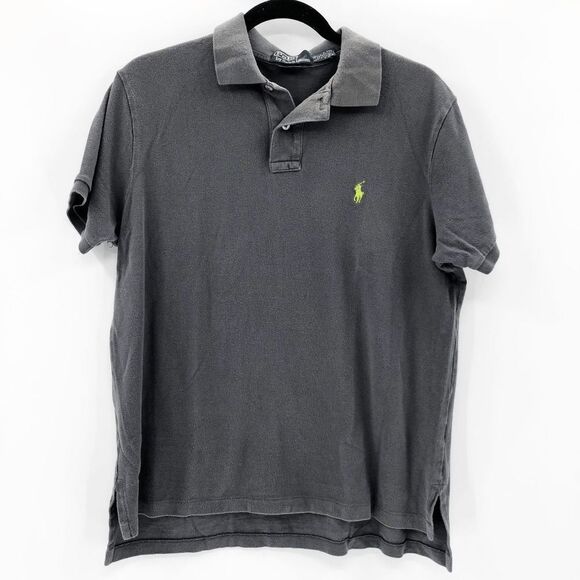 Polo Ralph Lauren Other - Polo Ralph Lauren Men's Gray Y2k Casual Collared Short Sleeve Polo Shirt Size L
